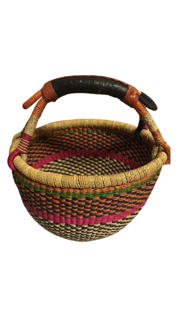 Handwoven Bolga Market Basket