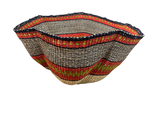 Savanna Brown Handwoven Bolga Basket
