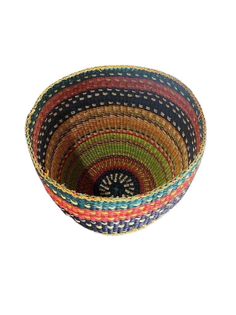 Handwoven Bolga Basket Planter
