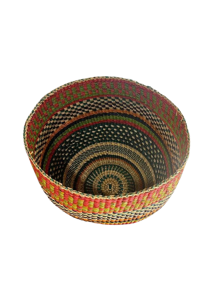 Handwoven Bolga Basket Planter
