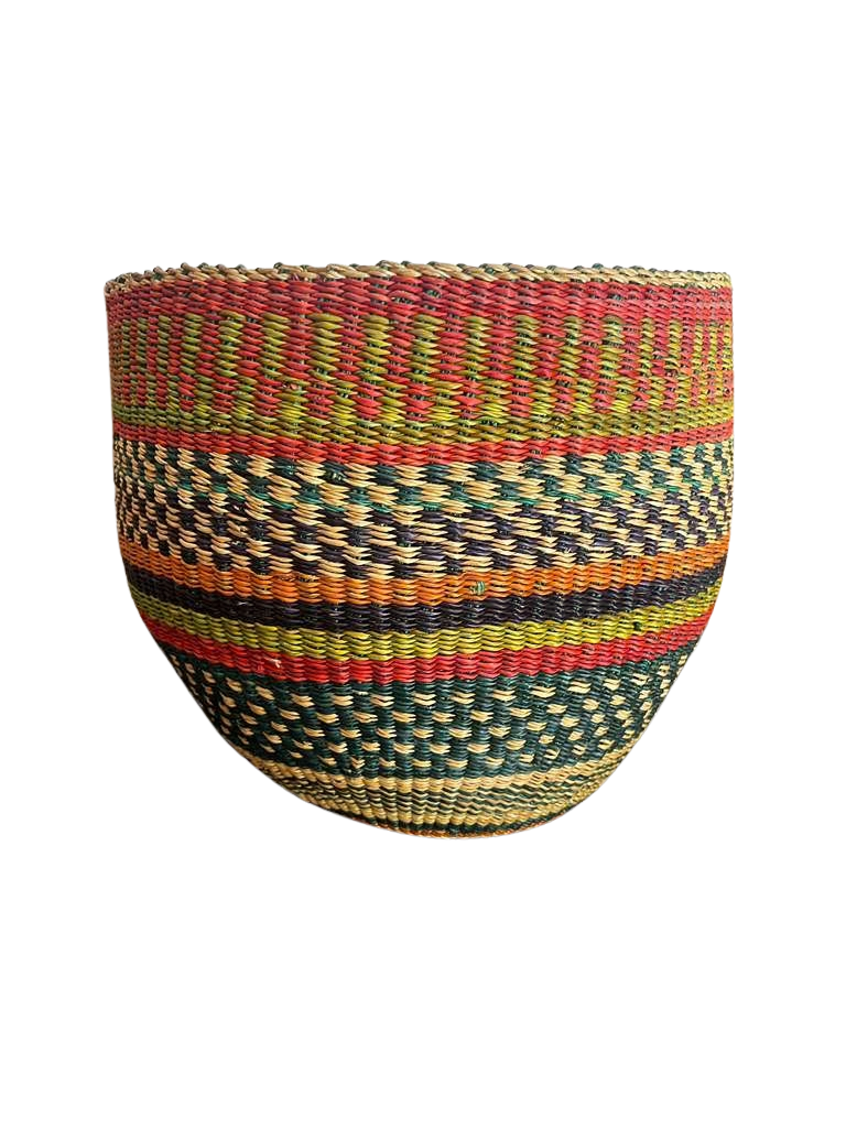 Handwoven Bolga Basket Planter