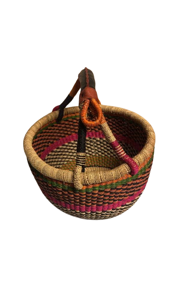 Handwoven Bolga Market Basket