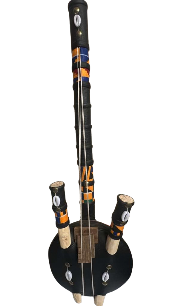 Handcrafted Ghanaian String Instrument (Kologo Style)