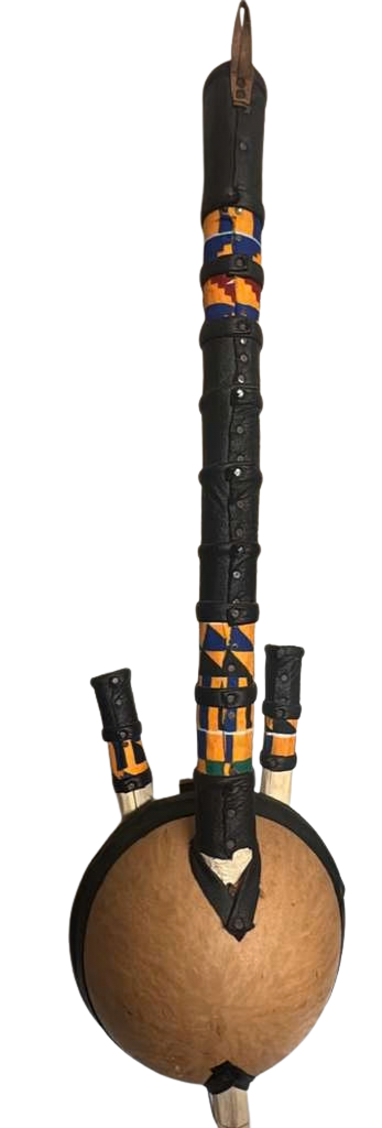 Handcrafted Ghanaian String Instrument (Kologo Style)