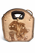 Handwoven Leather African Purse