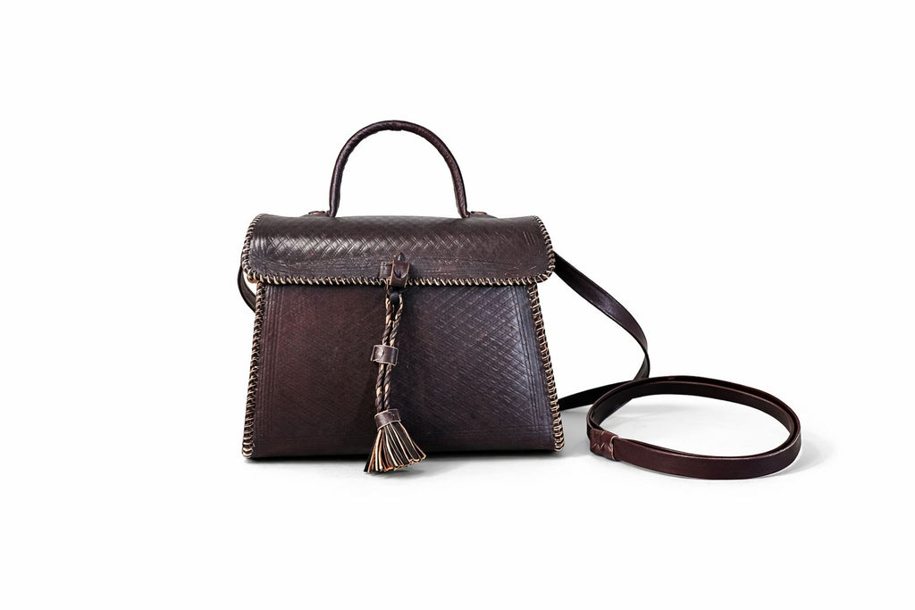 Midnight Classic – Handcrafted Leather Handbag