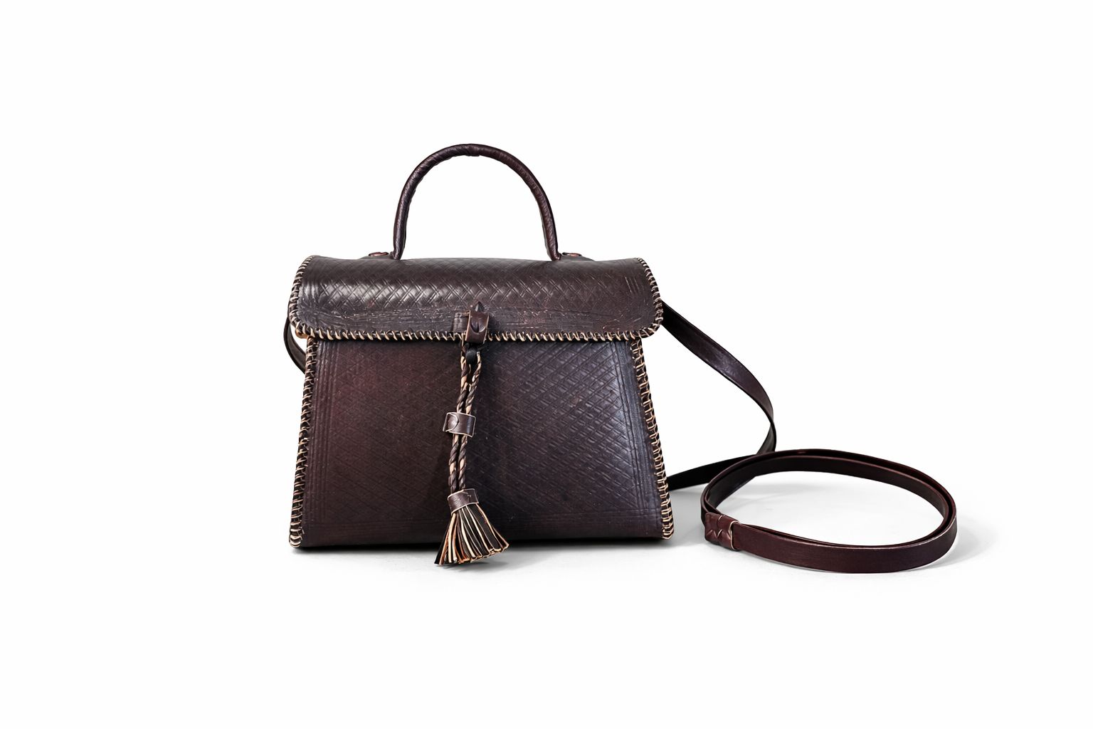 Midnight Classic – Handcrafted Leather Handbag