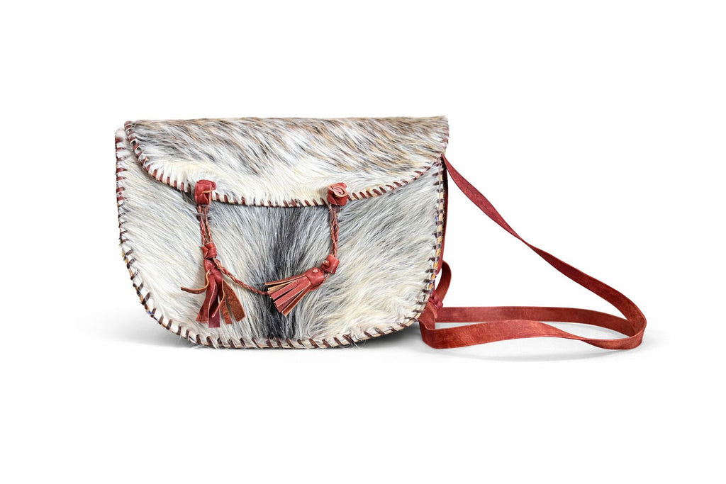 Savanna Hide – Goat Skin & Leather Crossbody Bag