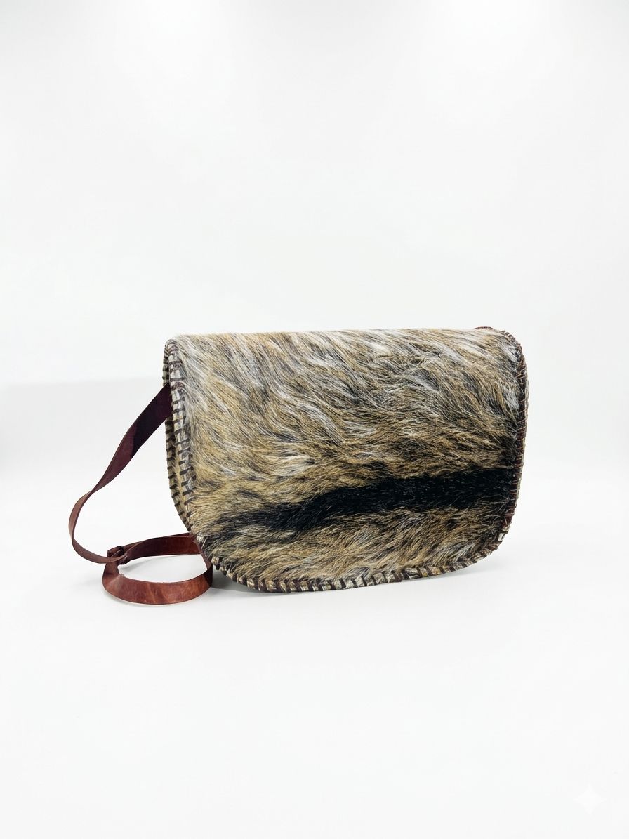 Savanna Hide – Goat Skin & Leather Crossbody Bag