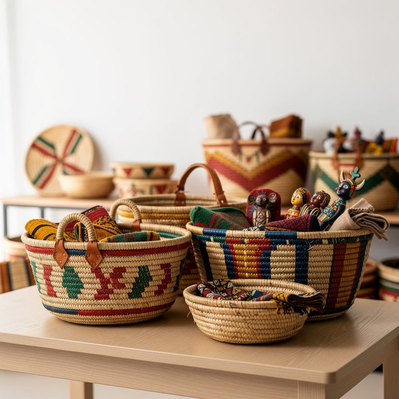Handwoven Fiber Bowls